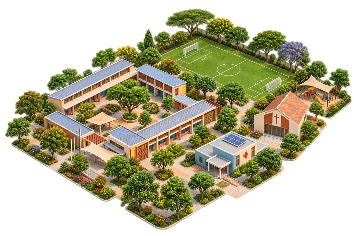 Illustrative Dunottar civic campus